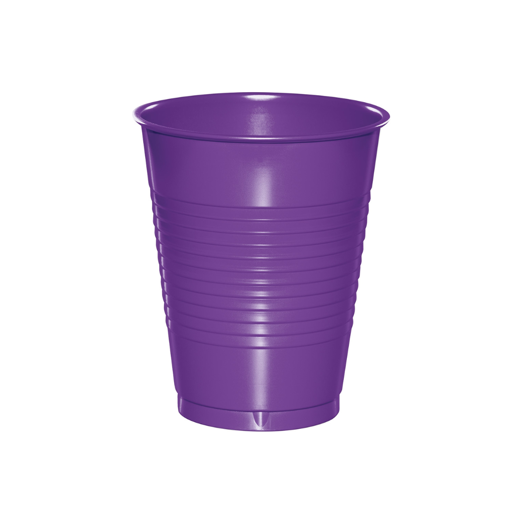 Vaso Plástico Morado 16 oz (20 pz)