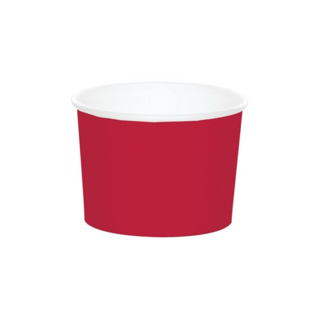 Vaso Treat Cup Rojo (8 pz)