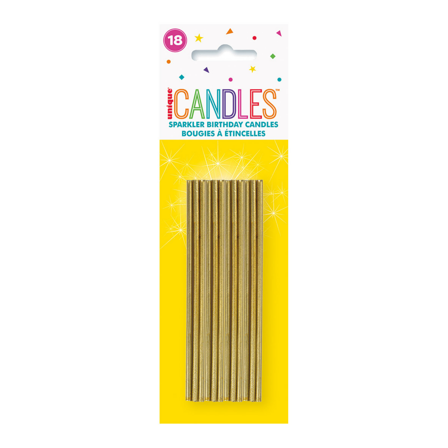 Vela Chispeantes Dorada