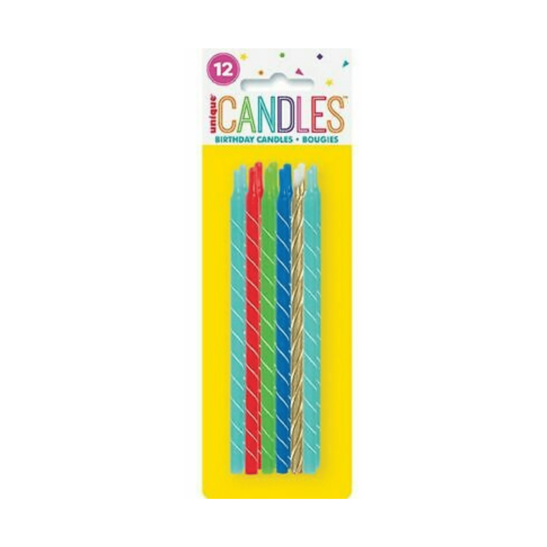 Velas Chispeantes Multicolor