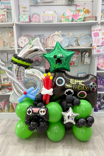 Bouquet de Piso Globos Mincraft