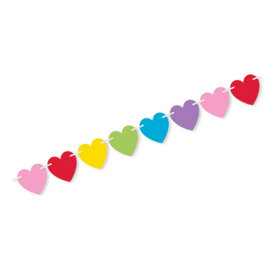 Banner Colorful Hearts