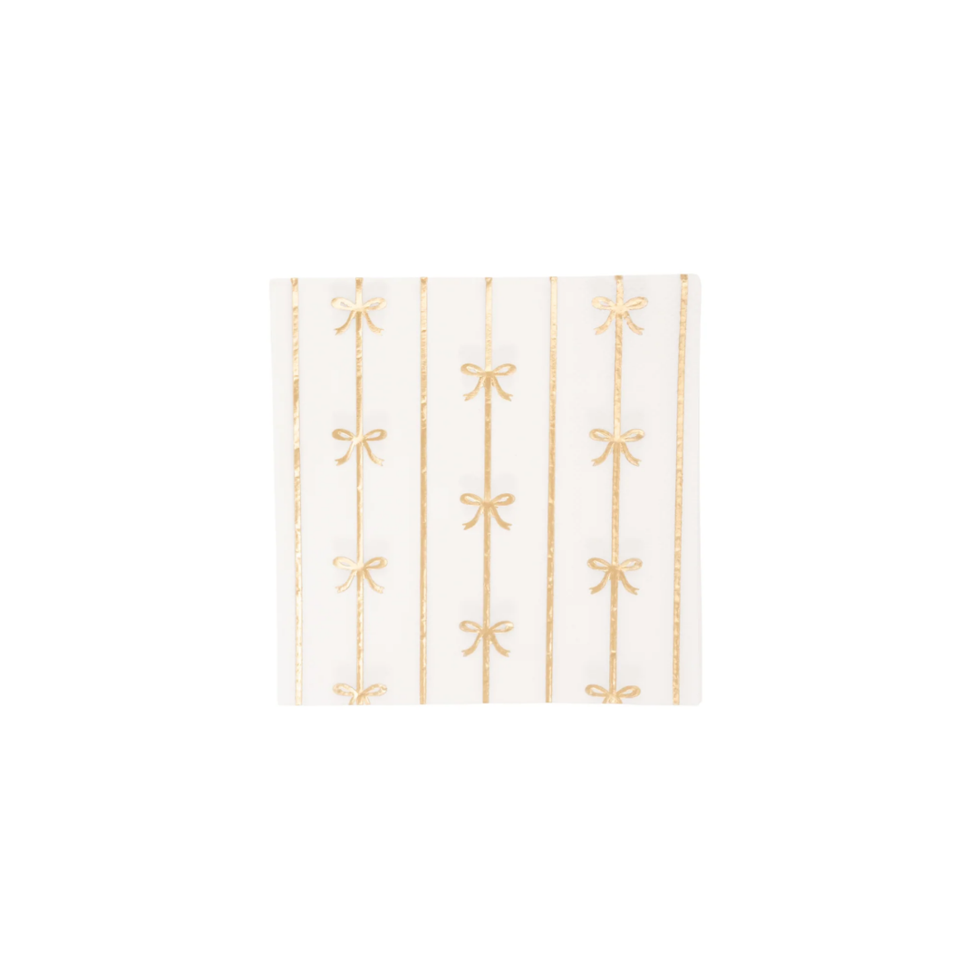 Gold Bow BN Napkins