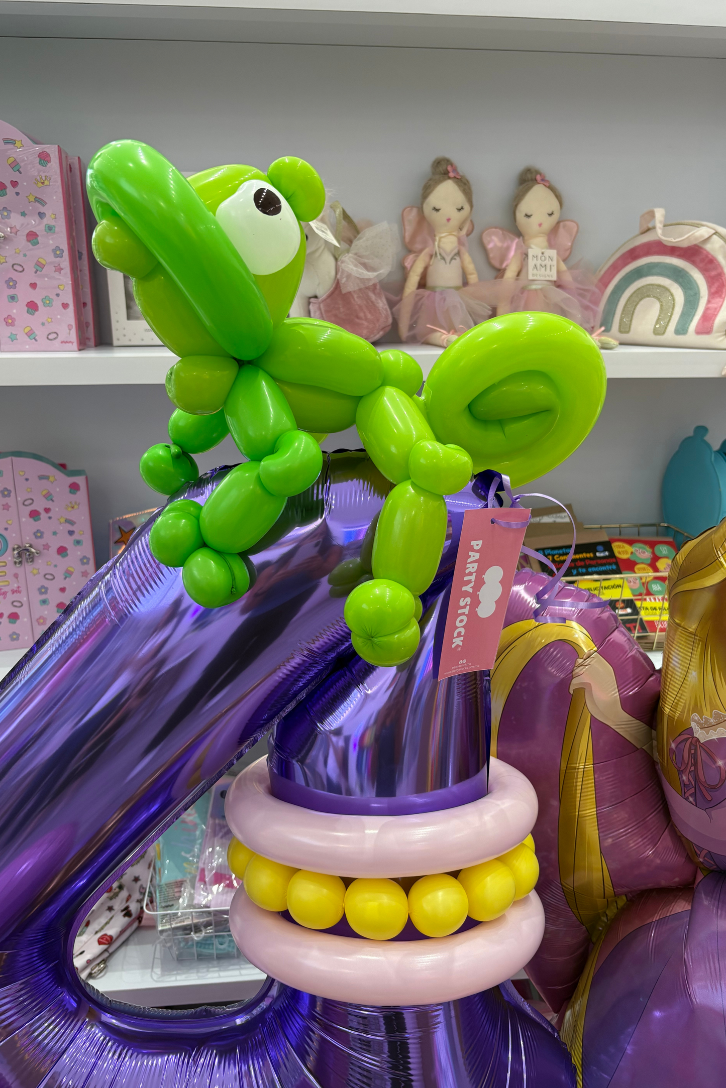 Bouquet de piso de Globos Rapunzel