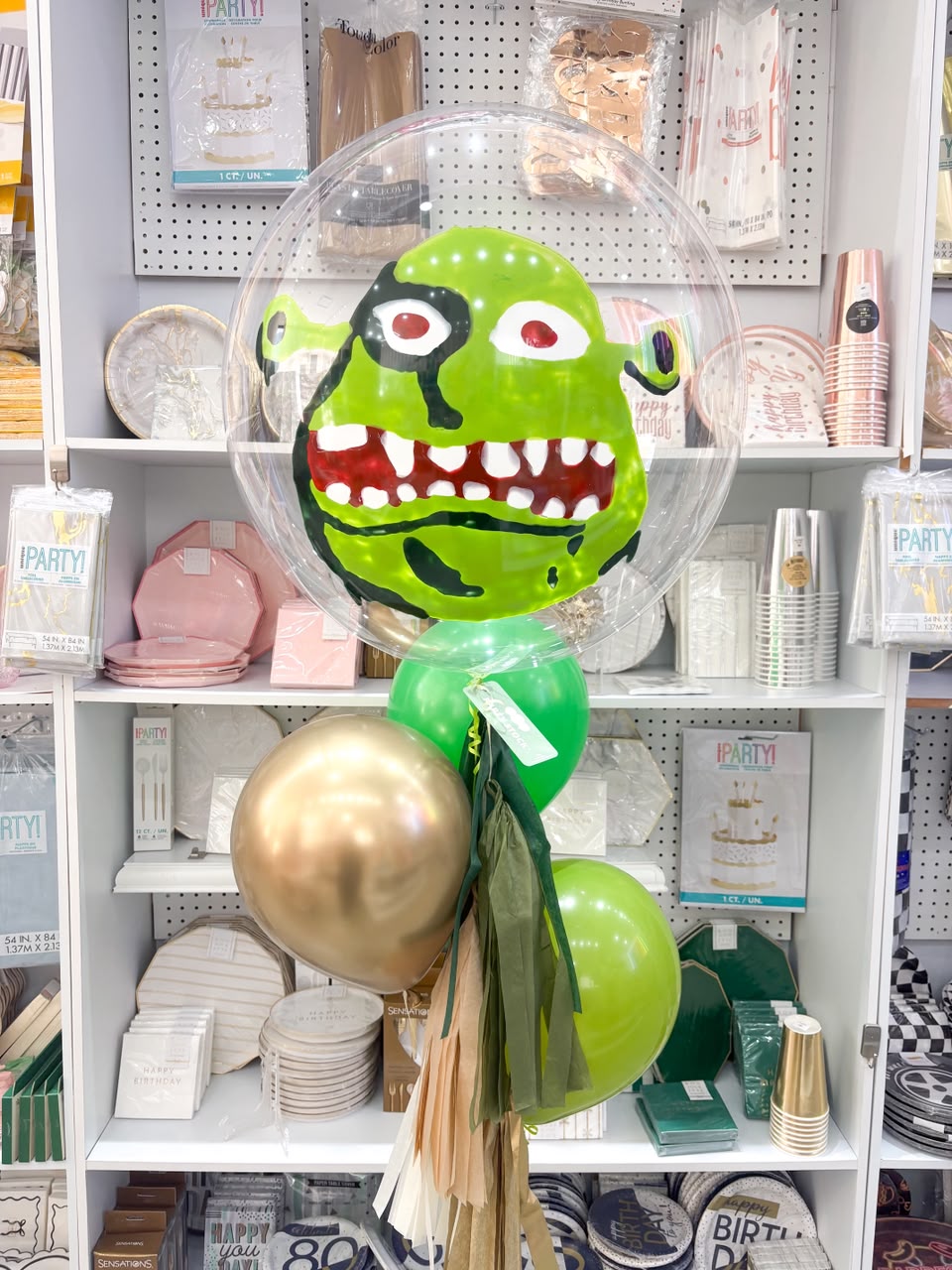 Burbuja Pintada Shrek