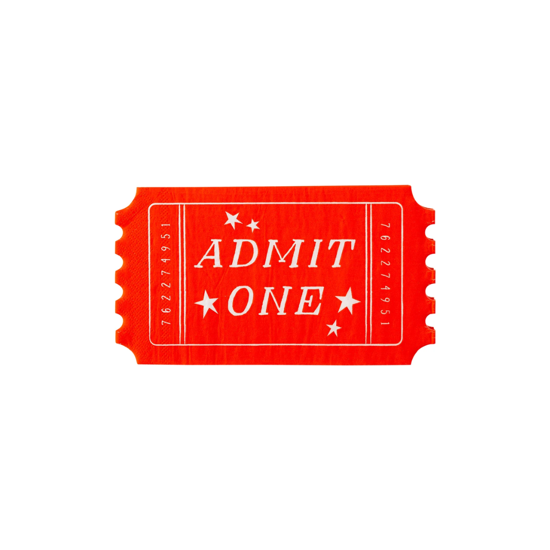 Admit One Napkins