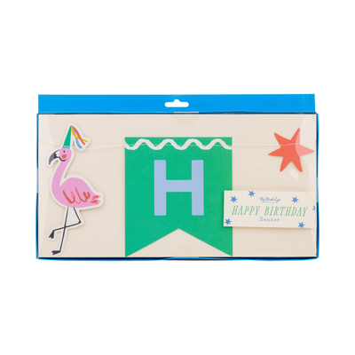Animal Party Happy Birthday Banner