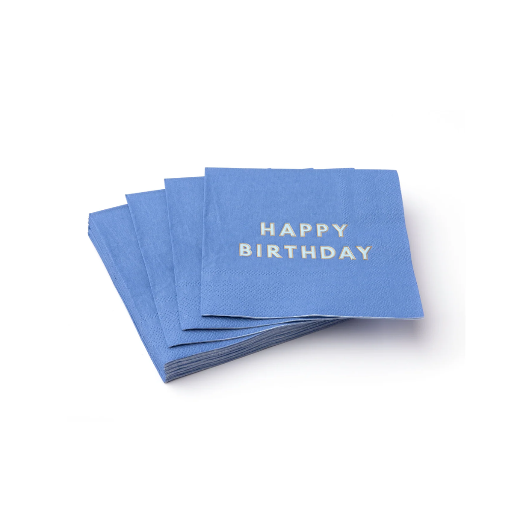Servilletas BN Happy Birthday Blue