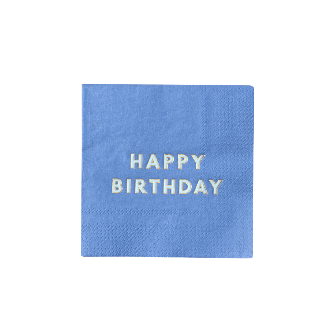 Servilletas BN Happy Birthday Blue