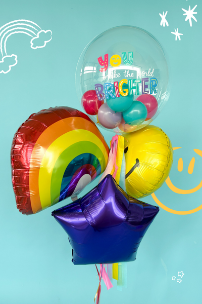 BOUQUET DE GLOBOS DIA DEL NIÑO MEDIANO GIRL