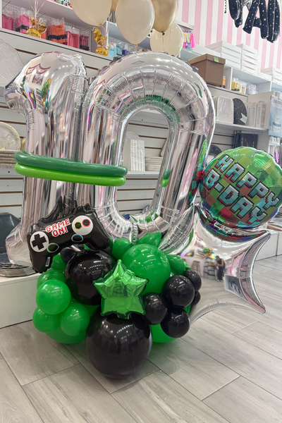 BOUQUET DE GLOBOS PISO VIDEOJUEGOS