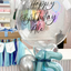 BUNDLE DE GLOBO BURBUJA XV AÑOS + CAJA