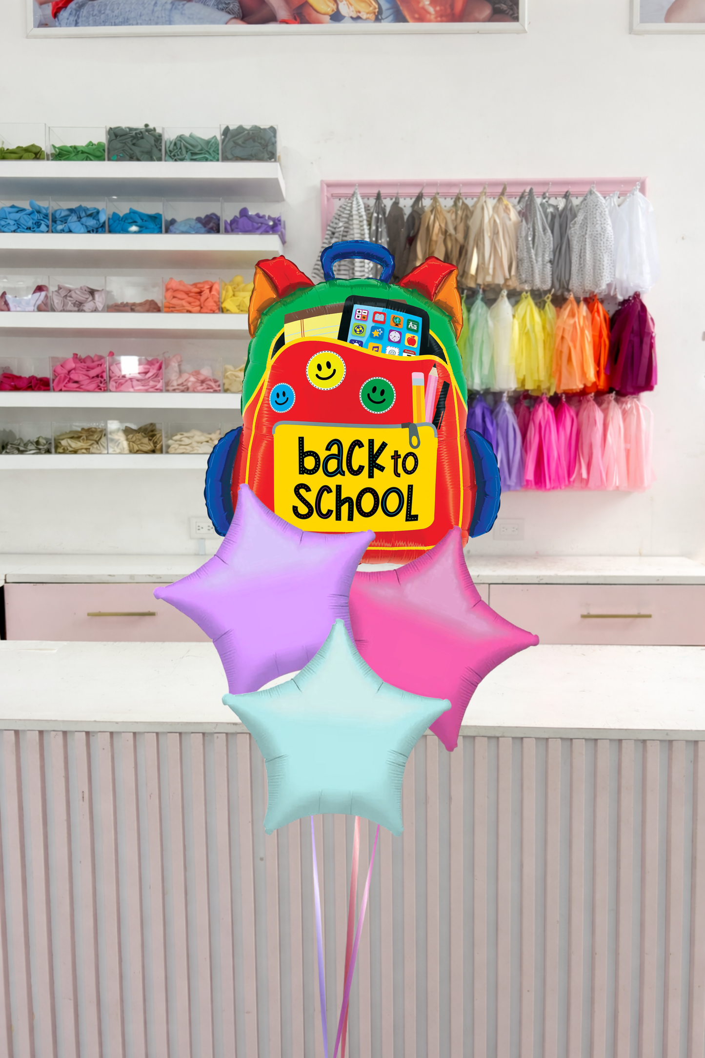RAMILLETE MOCHILA + ESTRELLAS GIRLS