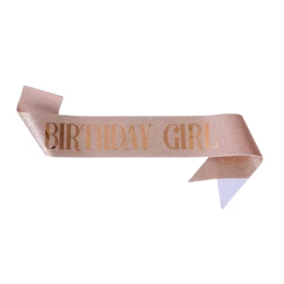 Banda Birthday Girl Rose Gold