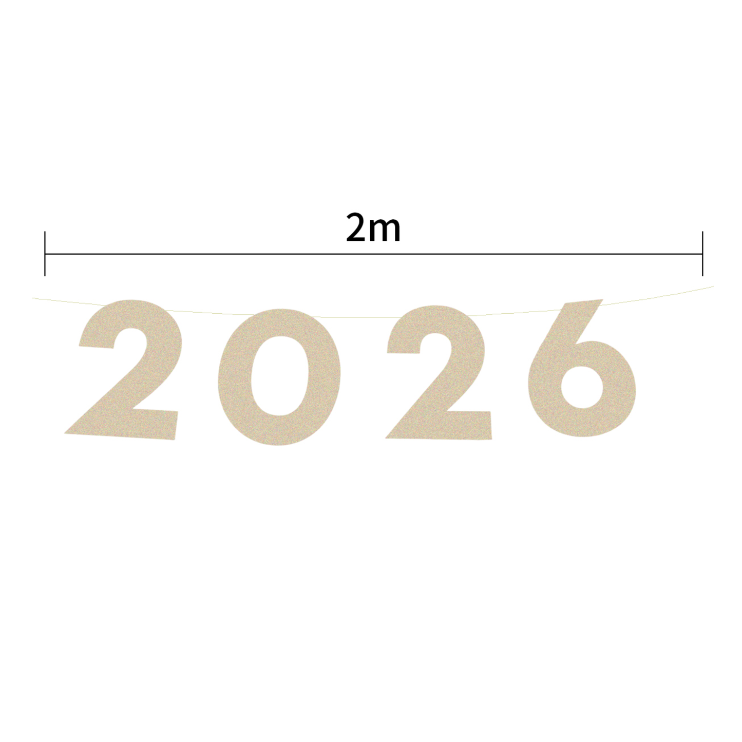 Banderin 2026 Extra Grande
