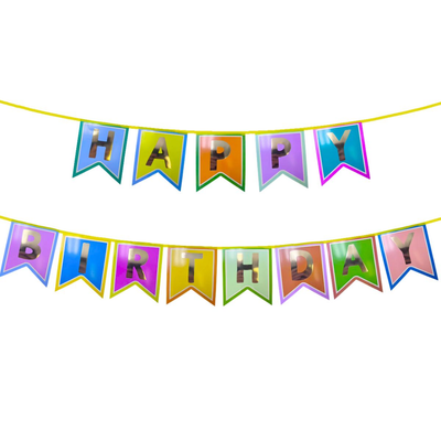 Banderin Cumpleaños Coloridos