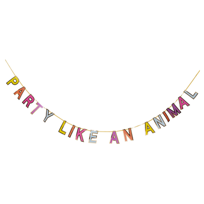 Banner Party Like An Animal
