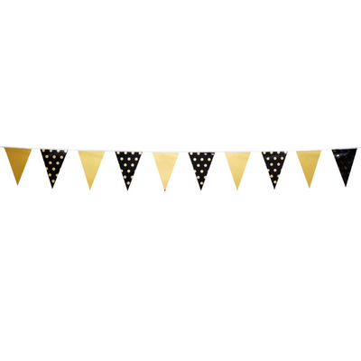 Banner Triángulo Black & Gold