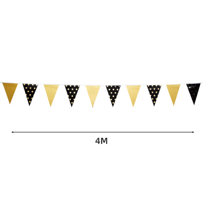 Banner Triángulo Black & Gold