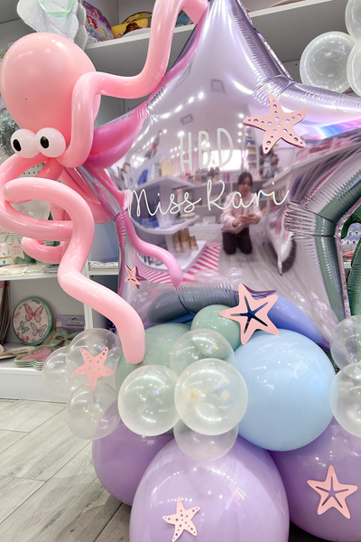 Base Globos Debajo del Mar