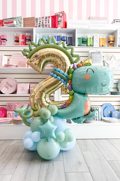 Base Globos Dino Baby