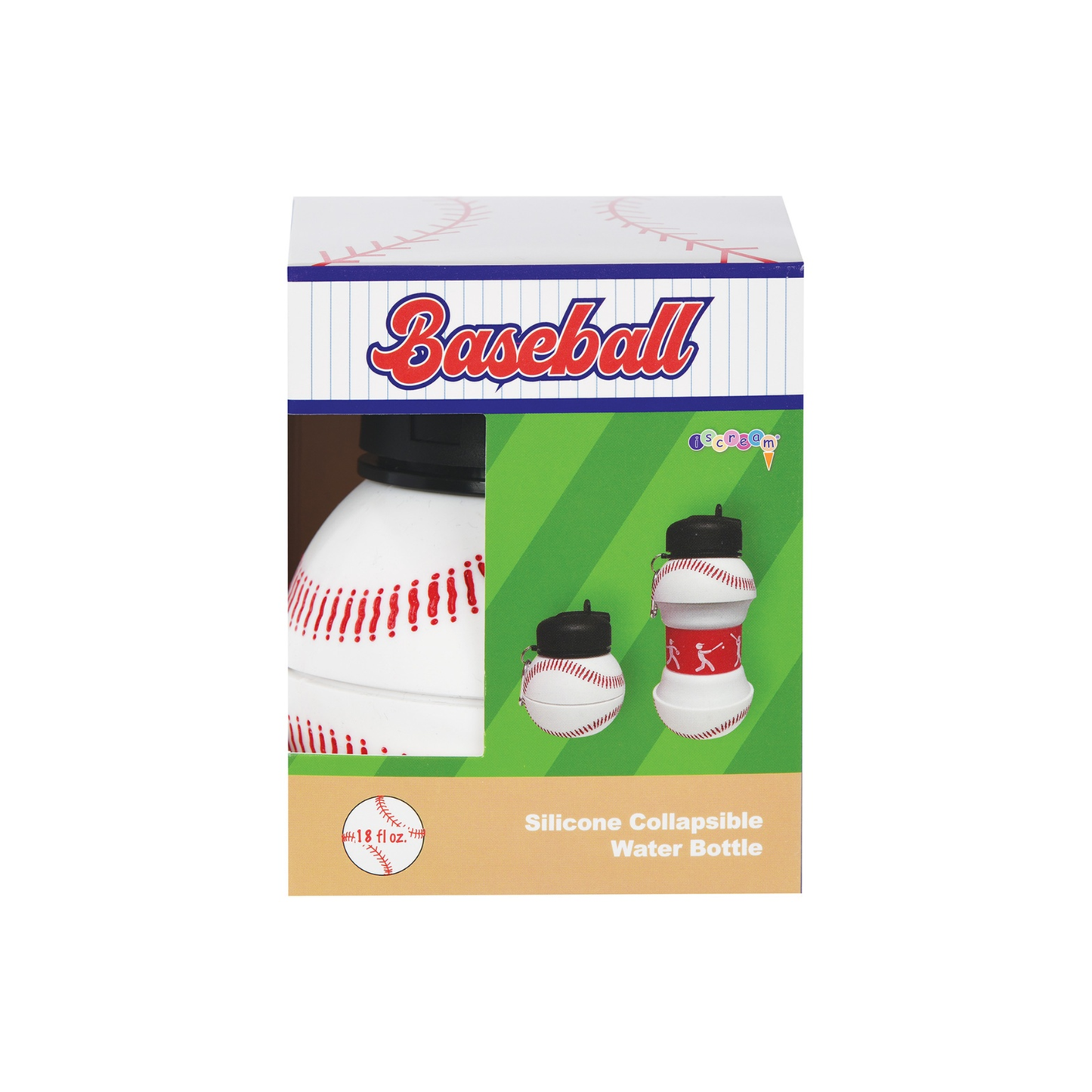 Baseball Collapsible Water Bottle