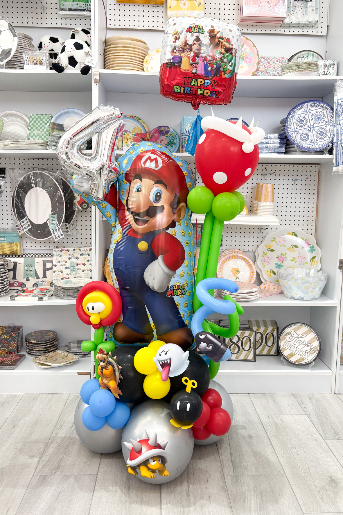 Base de Globos Mario Bros