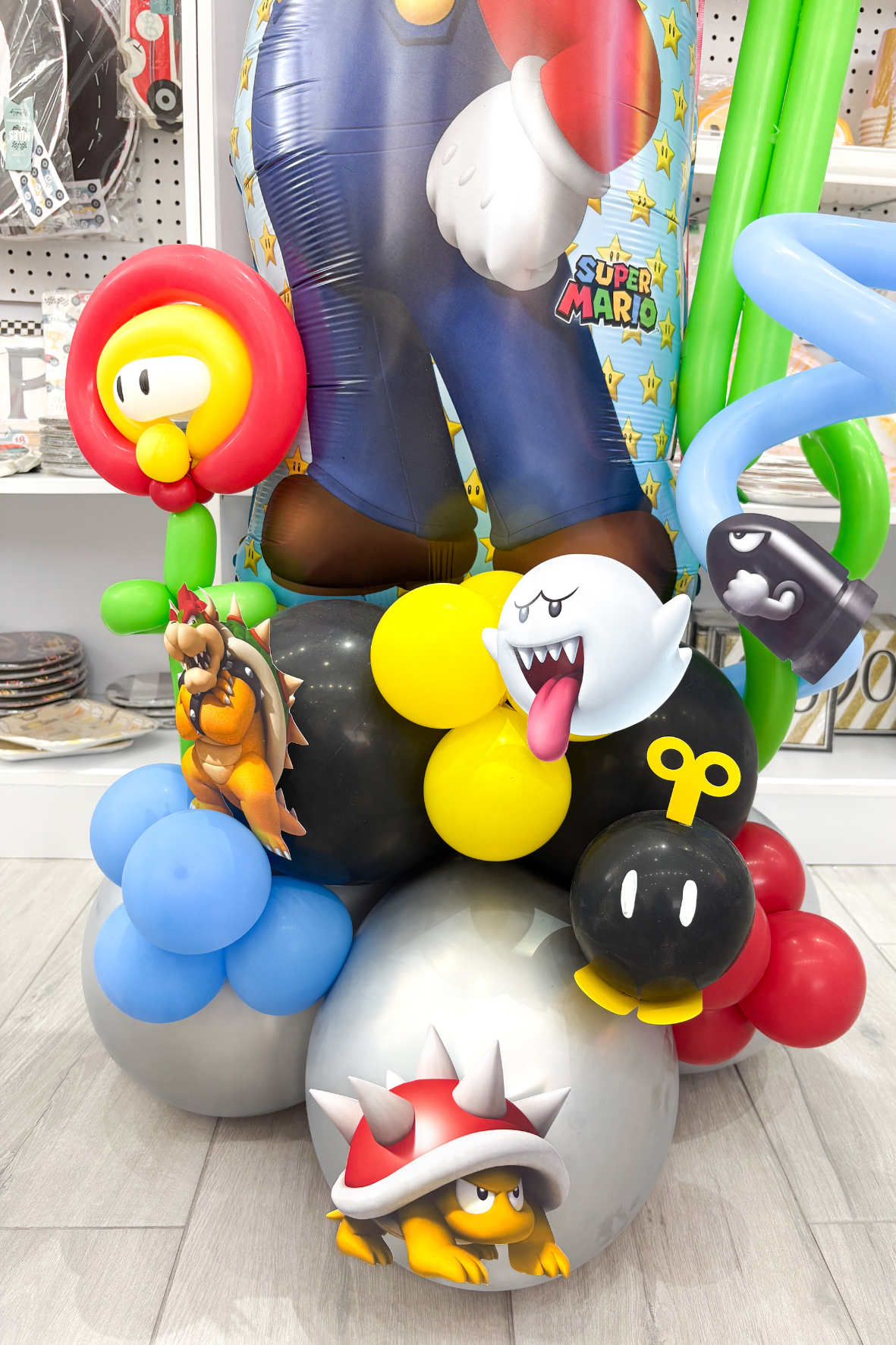Base de Globos Mario Bros