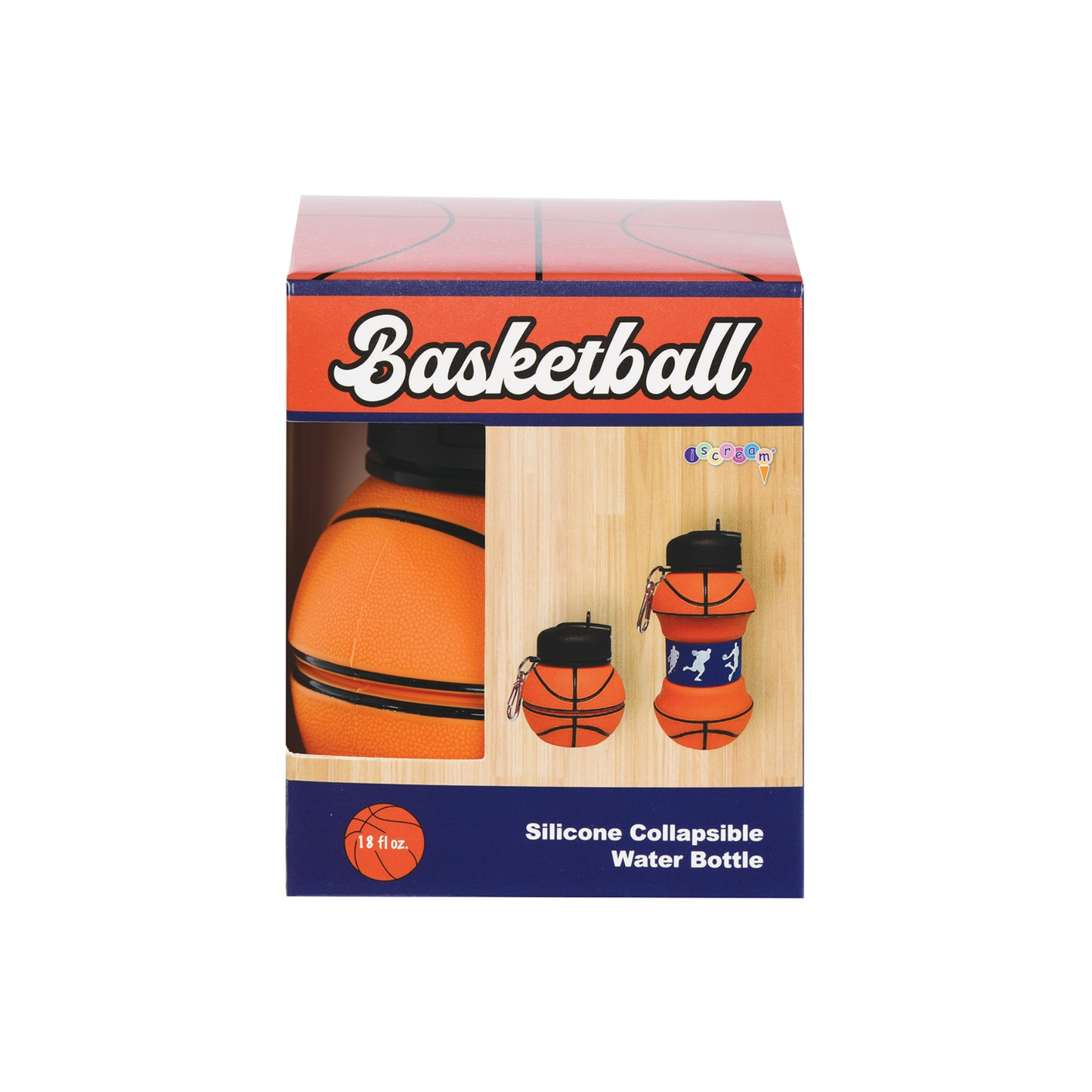 Basketball Collapsible Water Bottle