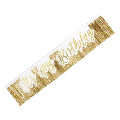 Birthday Fringe Sash
