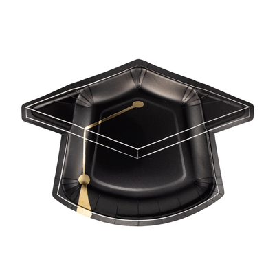 Black Cap Shaped Plate Grad