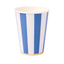 Blue Striped Cups