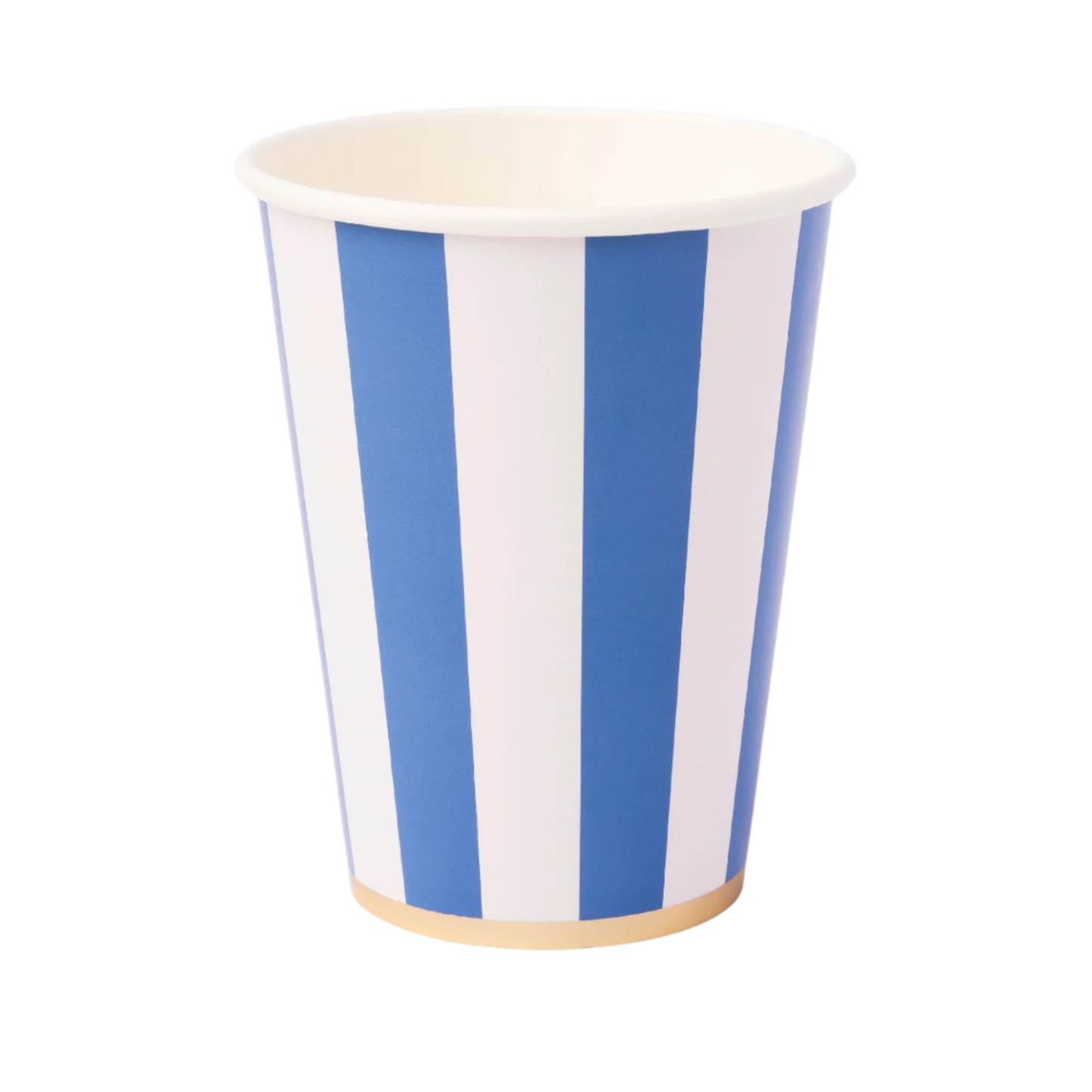 Blue Striped Cups