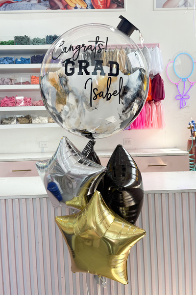 Bouquet Globo Burbuja Grad Manchas