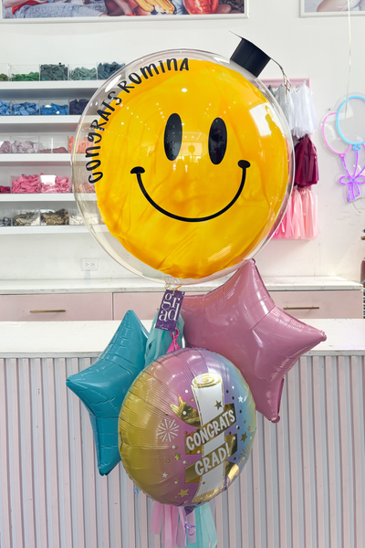 Bouquet Globo Burbuja Grad Simily Face