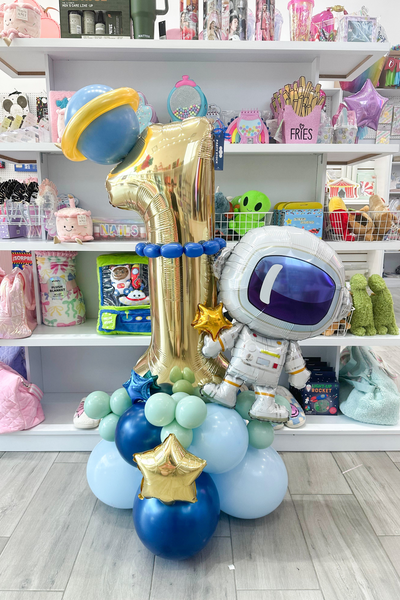 Bouquet de Globos Astronauta con Número