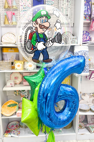 Bouquet de Globos Luigi Mario Bros