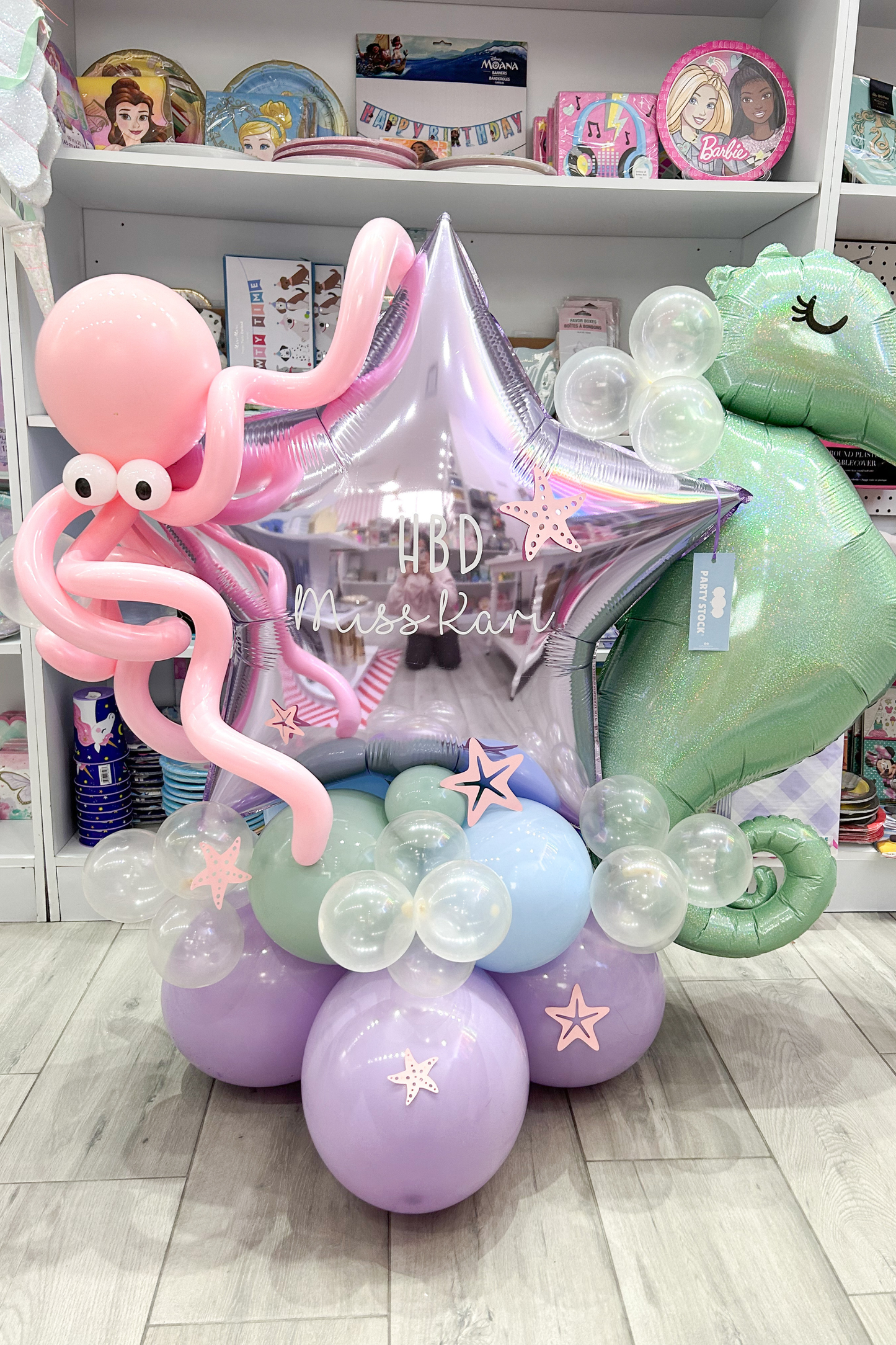 Bouquet de Globos Under the Sea