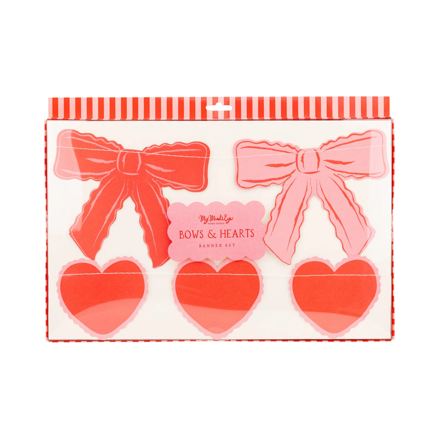 Bow & Heart Banner Set