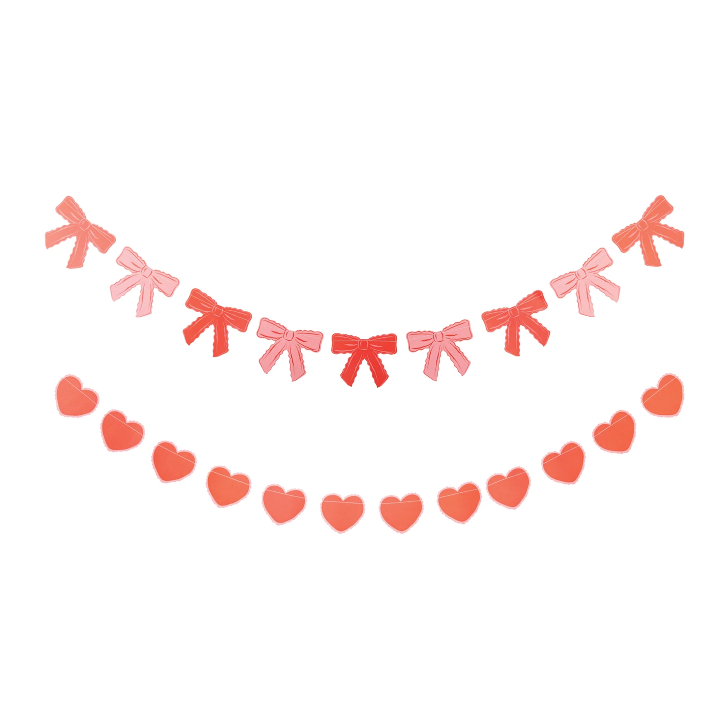 Bow & Heart Banner Set