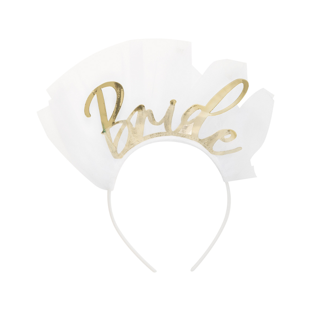 Bride Headband Tulle