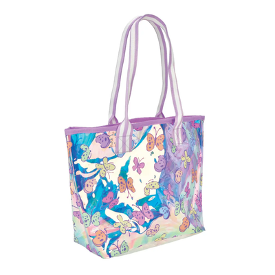 Bright Butterflies Clear Tote Bag