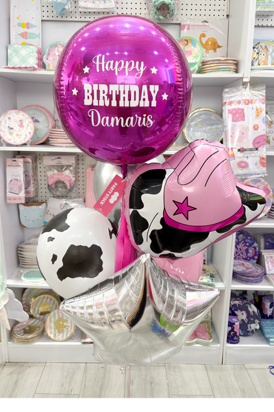 Bundle de Globo Esfera Cowgirl