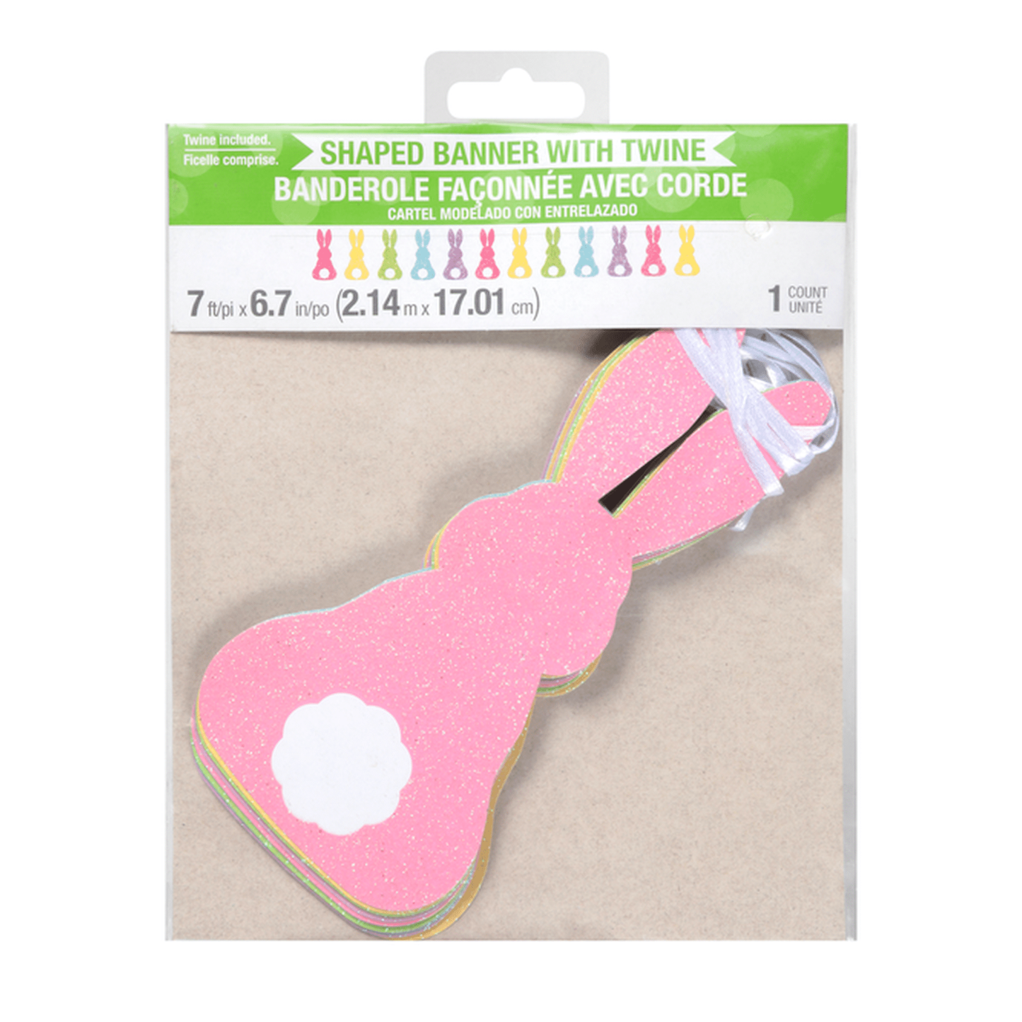 Bunny Glitter Banner