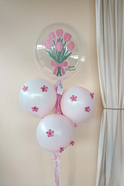 Burbuja Flores para Mamá + Látex Flores