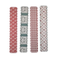 Burgundy & Green Patterned Christmas Paper Chain Kit 20ft
