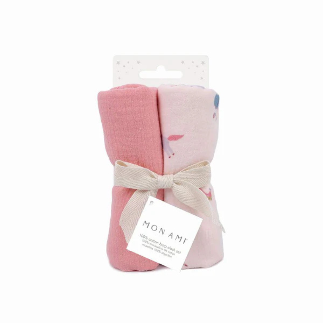 CHATEAU MAGIQUE 2 PC BURP CLOTH SET