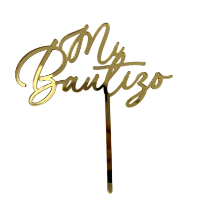 Cake Topper Mi Bautizo