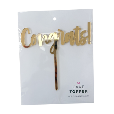 Cake Topper Congrats