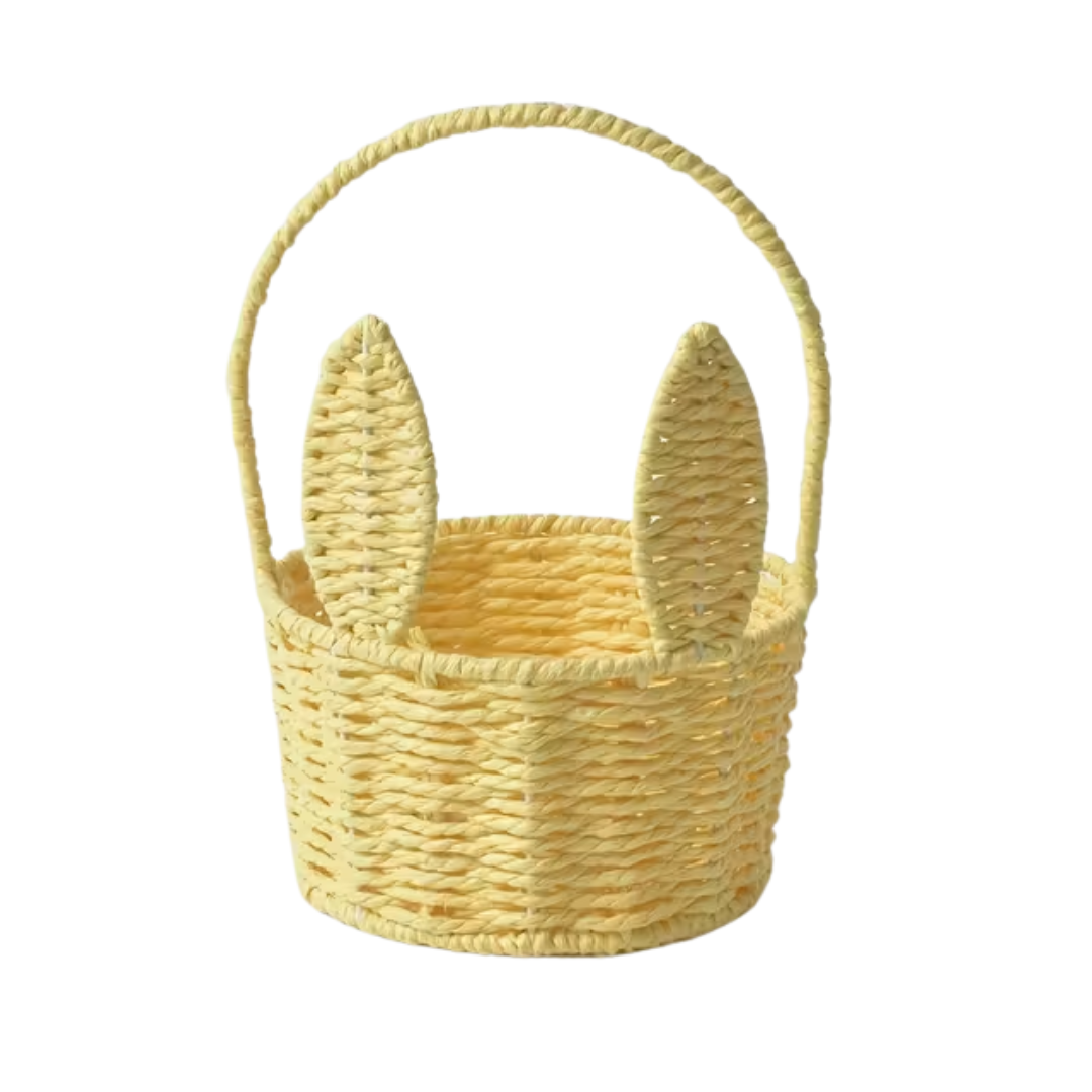 Canasta Pascua Conejo Amarillo